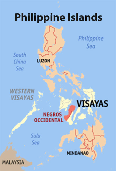 Philippine Map Negros Occidental